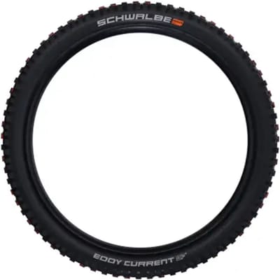 Zachte voorband Schwalbe Eddy Current Evo Super Trail Addix Soft Tubeless 2.6".