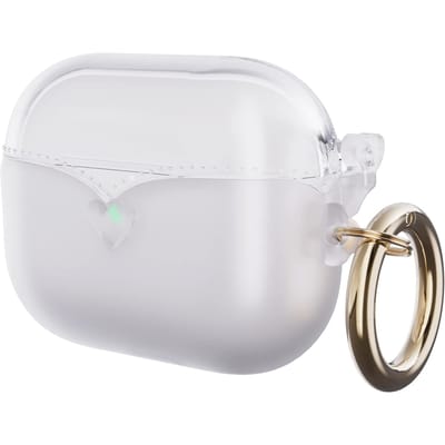 Transparante hoes voor AirPods Pro 2 hoesje TPU gouden hart sleutelhanger hoes beschermhoes accessoires dames hoesje Pro 1