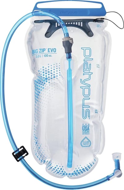 Platypus Big Zip EVO 3L waterzak - voor backpackers, wandelaars en mountainbikers