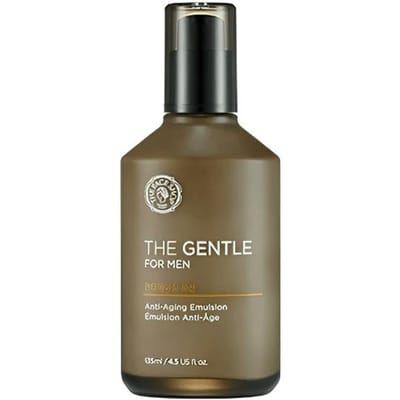 THE FACE SHOP - The Gentle For Men Anti-Aging Emulsion 135ml gray