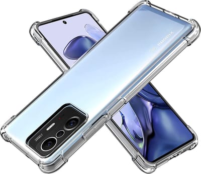 Hoesje voor Xiaomi 11T 5G / Xiaomi 11T PRO 5G backcover Shockproof siliconen Transparant