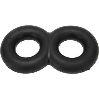 Hond Knaagspeelgoed Tanden Slijpen Reinigen Bijtbestendig Figuur 8 Vorm Rubber Grote Hond Trekspeelgoed S S 8.9 X 1.5in black