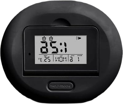 Digitale Wekker - Trillende Klok - Stil Ontwaken - Grote Cijfers - 3 Inch Display - Zwart