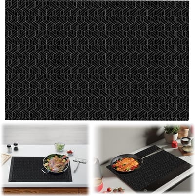 Fornuismat - Silicone Mat - Hittebestendige Vuurvaste Siliconen Mat - 240°C Hittebestendig - Antislip & Vlekwerend - Afwasmachinebestendig - Magnetron & Oven Veilig - Voor Keuken & Kookeiland