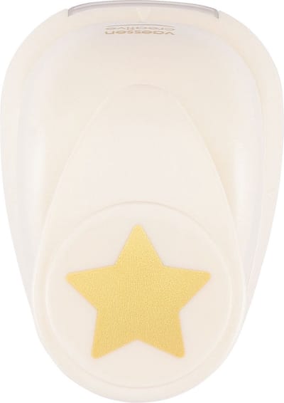 Vaessen Creative Pons - Figuurpons - Ster - 2,3 x 2,4 cm