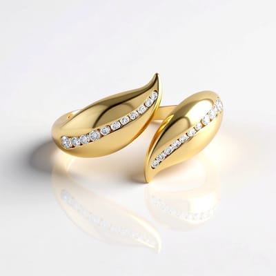 Cavill - 375 Geelgouden Ring - IF (G) Ronde Briljanten 0,266 ct - Elegante Damesring met Channel Setting - Stijlvolle Fijne Gouden Ring