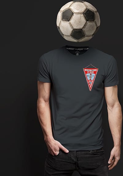 FC Kluif Vaantje t-shirt - maat XL - Heren lifestyle t-shirt - Wedstrijdvaantje - Katoen - Anthraciet
