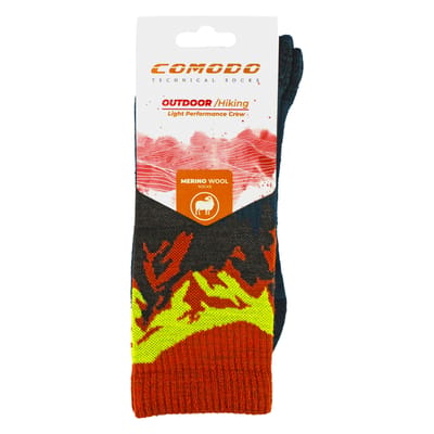 Heren Lichte Merino Wol Sokken - Comodo - Ademend voor Trekking en Wandelen