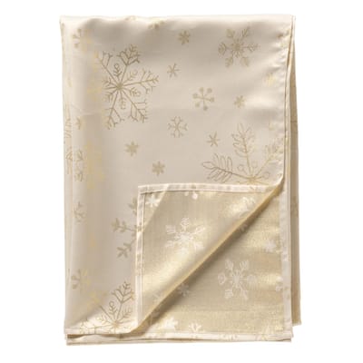 Tafellaken Snowflake Spark 140x240 cm BlancdeBlanc