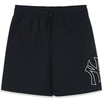 MLB New York Yankees SS26 Sensation Fraîcheur Repoussant l'Eau Protection UV Tissé Cordon de Serrage Short Décontracté Short Unisexe 3ASMB2063-50BKS M black