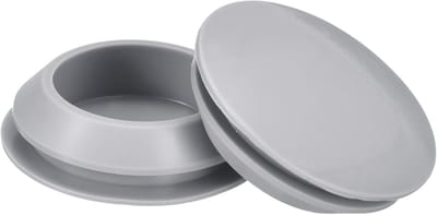 Siliconen Gatstoppen - Rubberen Doppen - Gaten Afsluiten - Waterdichte Kliksluiting - 30-33 mm - Grijs