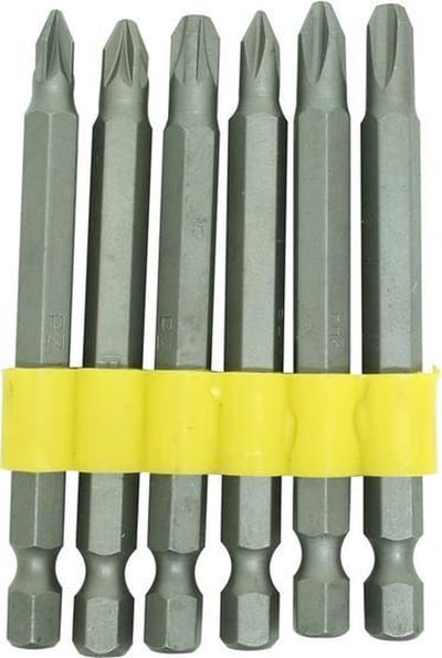 KWB Economy Bitset Lang - 75 mm - 6-delig