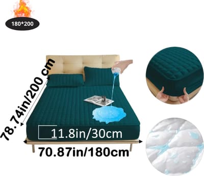 Nivard Waterdicht Hoeslaken - Beddengoed - Fitted Sheet - Bed - Groente 180x200