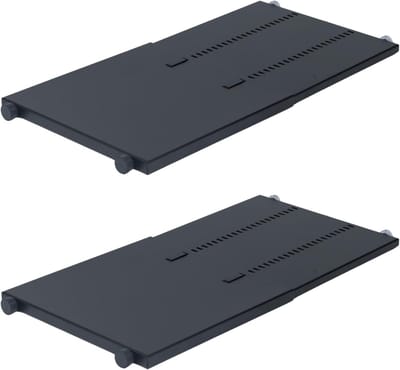 Kluis Plank - Kluis Organizer - Kluis Indelen - Verstelbaar Metaal - 25x45x3cm - Mat Zwart