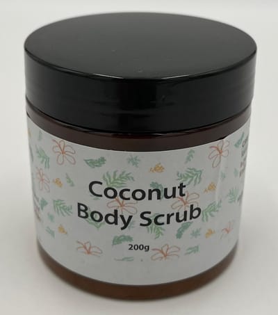 Body scrub - Coconut - Natuurlijk - Bodyscrub -Scrub - Scrubzout - Scrub gezicht - Kokosnoot