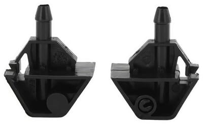 JHUBERS- Washer Jet Nozzle - 2x Windscherm Sproeier - Geschikt voor Ni-ssan Q-ashqai J10/JJ10 - Hoogwaardig Materiaal - Slijtvast en Duurzaam - Afmetingen 43x32x28 mm