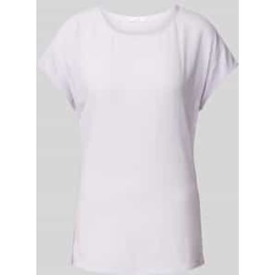 T-shirt van viscose in effen design, model 'Skita soft'