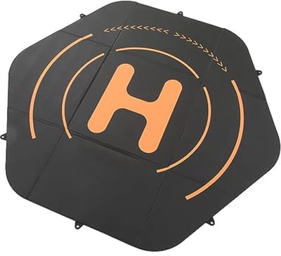 Dubbelzijdige Opvouwbare Hex Drone Landingsplaats 110cm - Waterdichte Helipad voor RC Drones