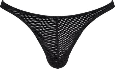 Barcode Berlin Thong Lor Black - MAAT S - Erotisch Heren Ondergoed - String voor Man - Sexy mannen String