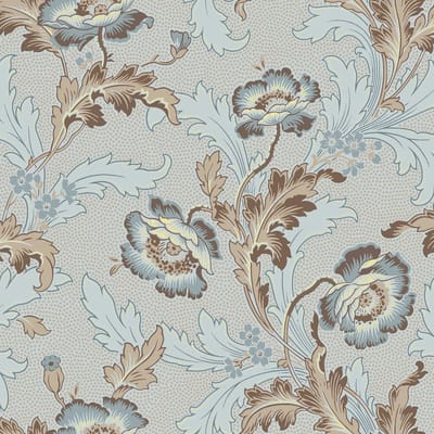 Boråstapeter Vliesbehang 8070 - Anno II - Klassiek Blauw - 53cm x 10.05m