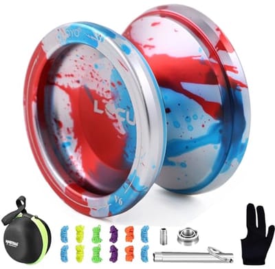 Responsieve en Niet-Responsieve Yo-Yo voor Kinderen en Volwassenen - Metalen Yo-Yo Ball met Accessoires