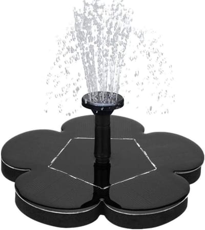 Zonnefontein Voor Vogelbad - Vrij Zwevende Waterpomp - Voor Tuin, Terras en Vijver