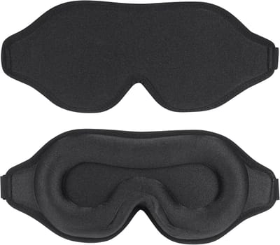Verstelbaar Slaapmasker 100% Verduisterend voor Volwassenen en Kinderen - Zacht en Comfortabel