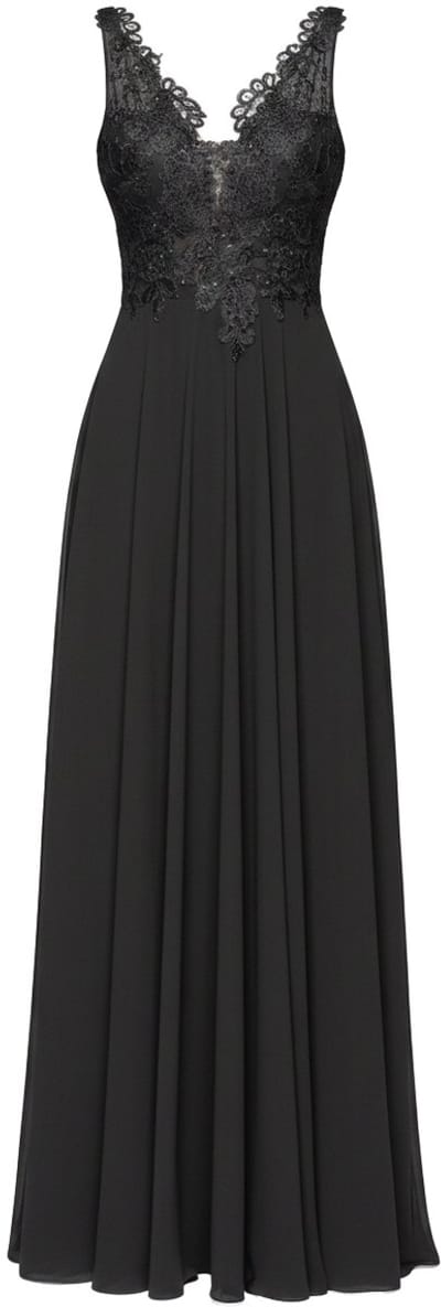 LARICA Jurk - Mouwloos - Rits - Gebloemd Zwart XS