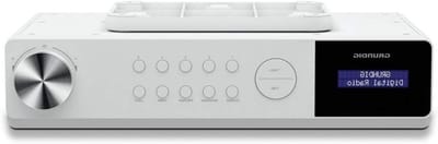 Keukenradio met Bluetooth - DAB+ radio - Muziek luisteren - Instelbare timer - 2x 3 Watt - Wit