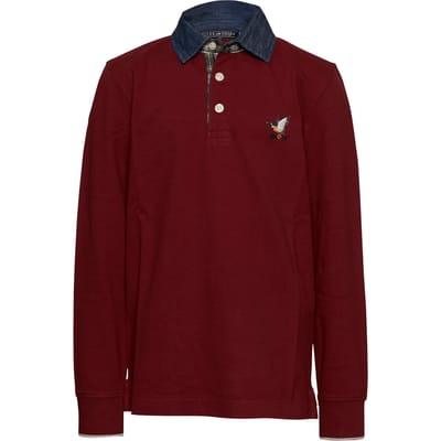 River Woods Custom Fit Cotton Polo In Red Maat: 14 | T-Shirts Outlet | Unisex | Rood