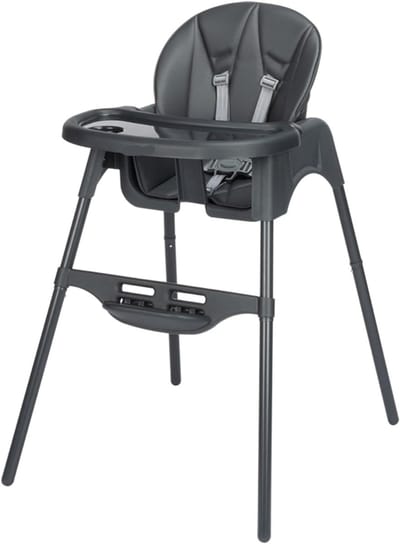 SVN® Peuterstoel - Kinderstoel - Peuter Stoel - Lichtgewicht (4 kg) - Zwart - 70cm x 58cm x 90cm