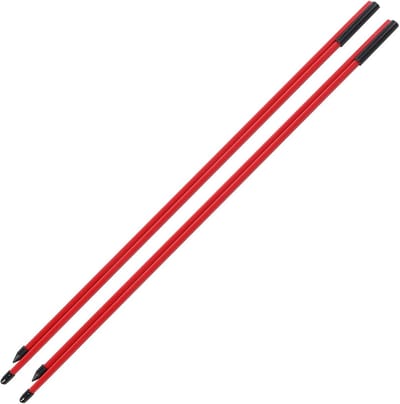Dailygoods- Golfuitlijningsstokken Opvouwbaar - Glasvezel - 2-sectie - Lichtgewicht - Duurzaam - Praktische accessoire - Golfsticks