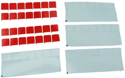 Dailygoods- Plasbeschermer - Zindelijkheidstraining - Toilet Spatbeschermer - 4 Sets - Ergonomisch Ontwerp - Eenvoudig te Reinigen - Toiletspatbeschermer