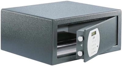 Meubelkluis met Elektronisch Cijferslot voor Wand- en Vloerbevestiging - 27,4L, 14kg, Antraciet