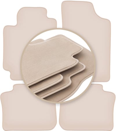 PREMIUM beige vloermatten voor: Toyota Camry VI sedan 2001-2006