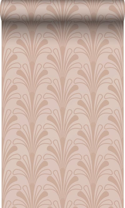 Origin Wallcoverings behang art deco motief terracotta roze - 50 x 900 cm - 347968