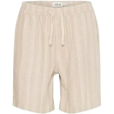 Gestreepte elastische korte broek Solid Liam