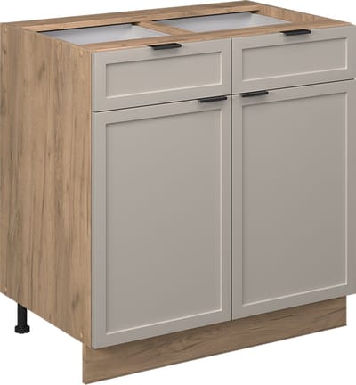Vicco Fame-Line Onderkasten – 80 cm, WB Eik GrijsBeige