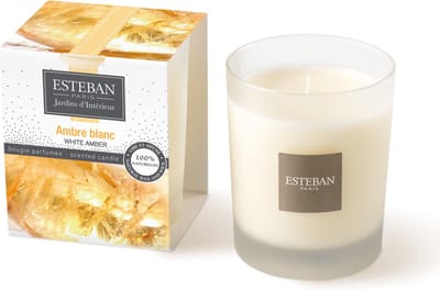 Esteban Ambre Blanc Geurkaars 170g