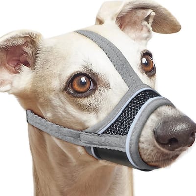 Reflecterende Hondensnuit - Zacht Nylon Verstelbaar Ademend Mesh Huisdier Snuit XL