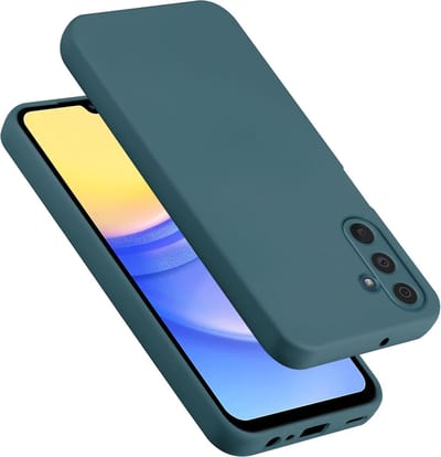 Cadorabo Hoesje geschikt voor Samsung Galaxy A15 in LIQUID GROEN - Beschermhoes gemaakt van flexibel TPU silicone Case Cover