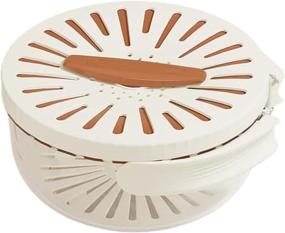 Fruitwaskom Zeef - Slaspinner Vergiet - Groenten Wassen - Opvouwbaar Handvat - 195 x 173 x 179 cm - Bruin