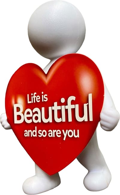 Geschenkpopje - Life is Beautiful and so are you - cadeau - 3505