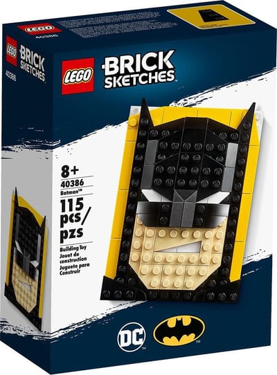 LEGO Batman Brick Sketches 40386, Bouwpakket, 8 jaar, Kunststof, 115 stuk(s)