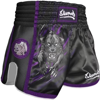 Muay Thai Boks Shorts Panter Motief Kind 8 Weapons
