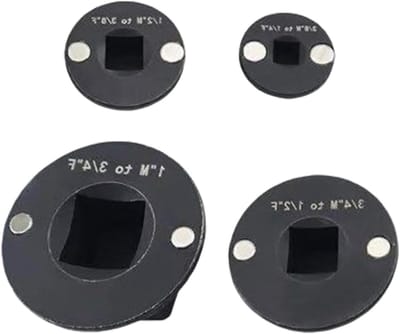 Steekadapter Set - Ratelsleutel Accessoire - Klusjes in Huis - Compact Stapelbaar Systeem - 4 Delig - Metaal