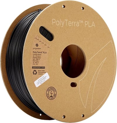 Polymaker PolyTerra PLA Combodeal PLA kunststof Gering kunststofgehalte 1.75 mm 1000 g Zwart (mat) 2 stuk(s)