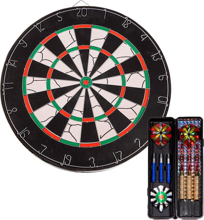 SportX Dartbord met Dartpijlen Deluxe - Voordeelpakket