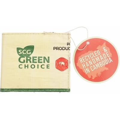 Gerecyclede dubbele portemonnee Rex London