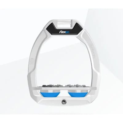 Plat Ultra Grip Witte/Gijze/Blaue Veiligheidsbeugels Flex-On Safe-On
